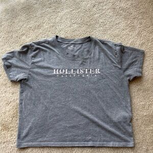 Hollister Gray Crop Top